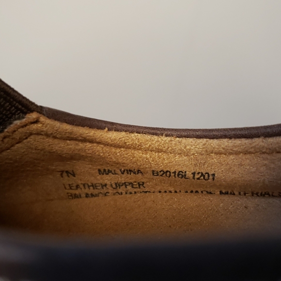 Naturalizer N5 Comfort Brown Leather Malvina Slip On Loafer Grandma shoes Sz 7N - Picture 7 of 10